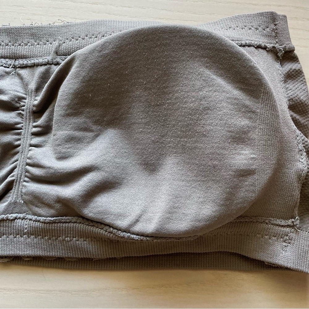 Stylish Gray Bandeau Bra